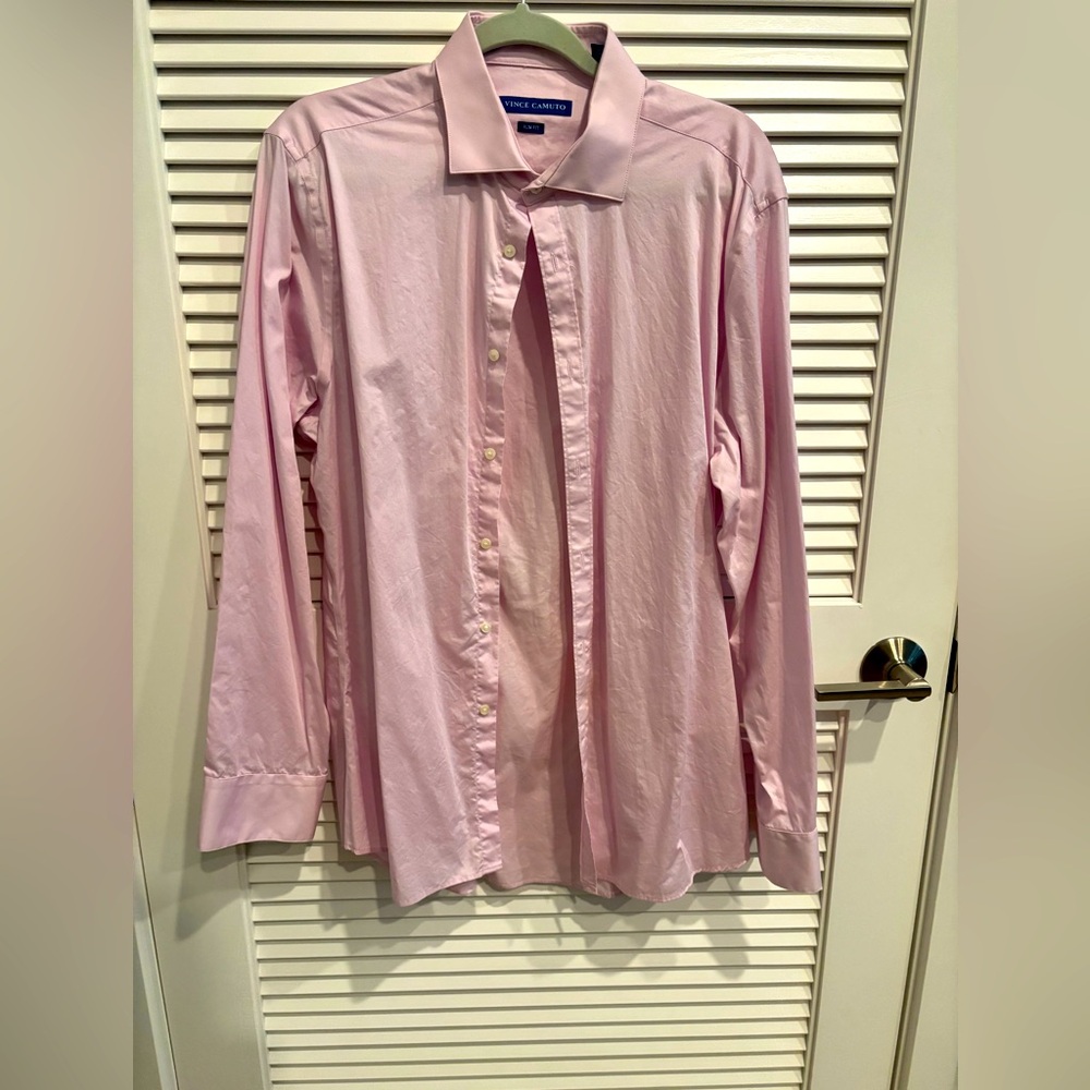 Vince camuto pink dress shirt